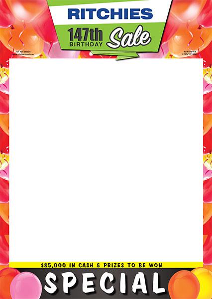 printed shelf talker point of sale a4