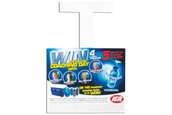 printed shelf wobbler point of sale product