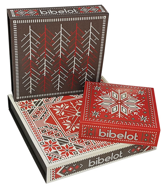 printed sleeve carton box bibelot