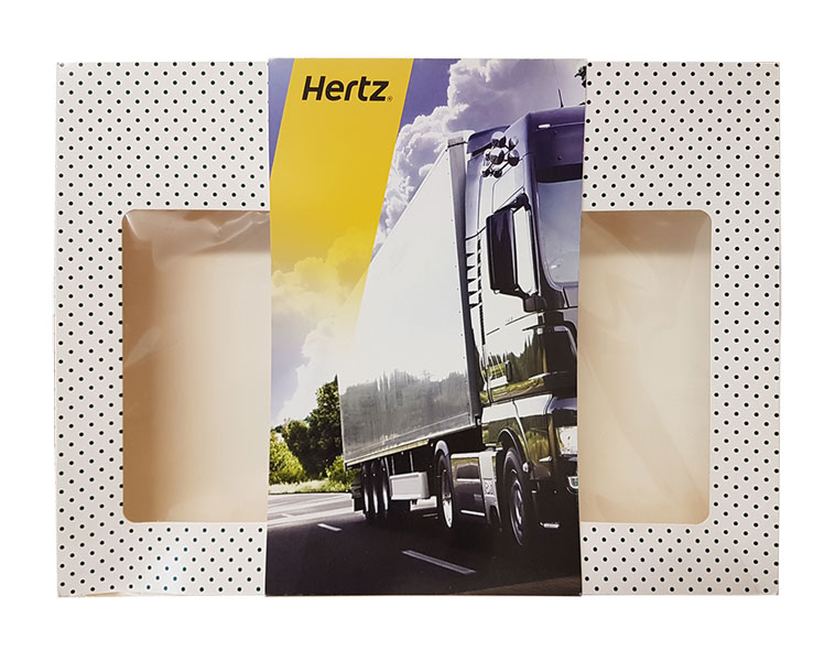 printed sleeve carton box hertz donuts